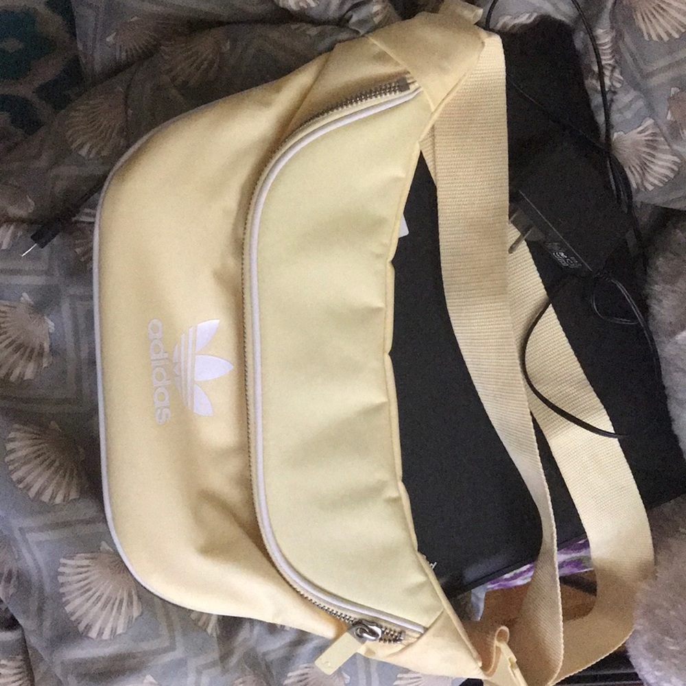 Yellow Adidas Fanny pack
